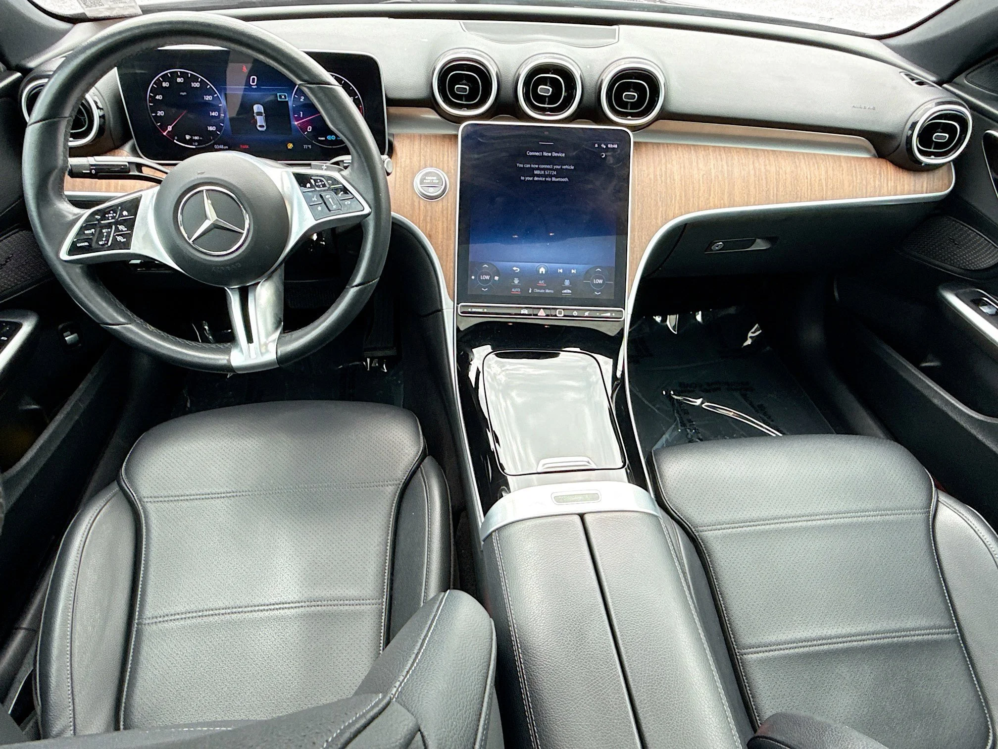 Used 2022 Obsidian Black Metallic Mercedes-Benz C 300 image 16