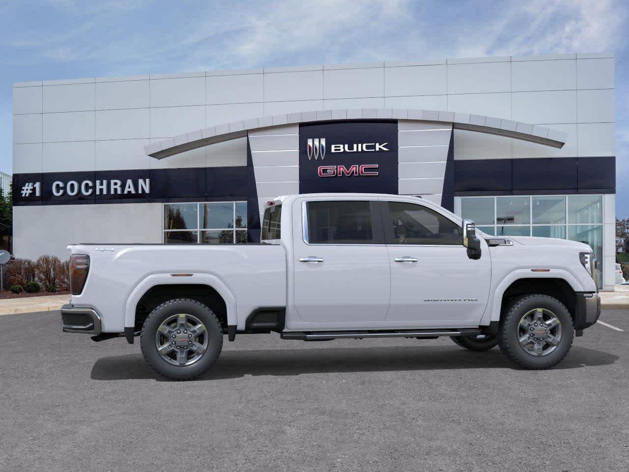 New 2026 Glacier White Tricoat GMC SLT image 5