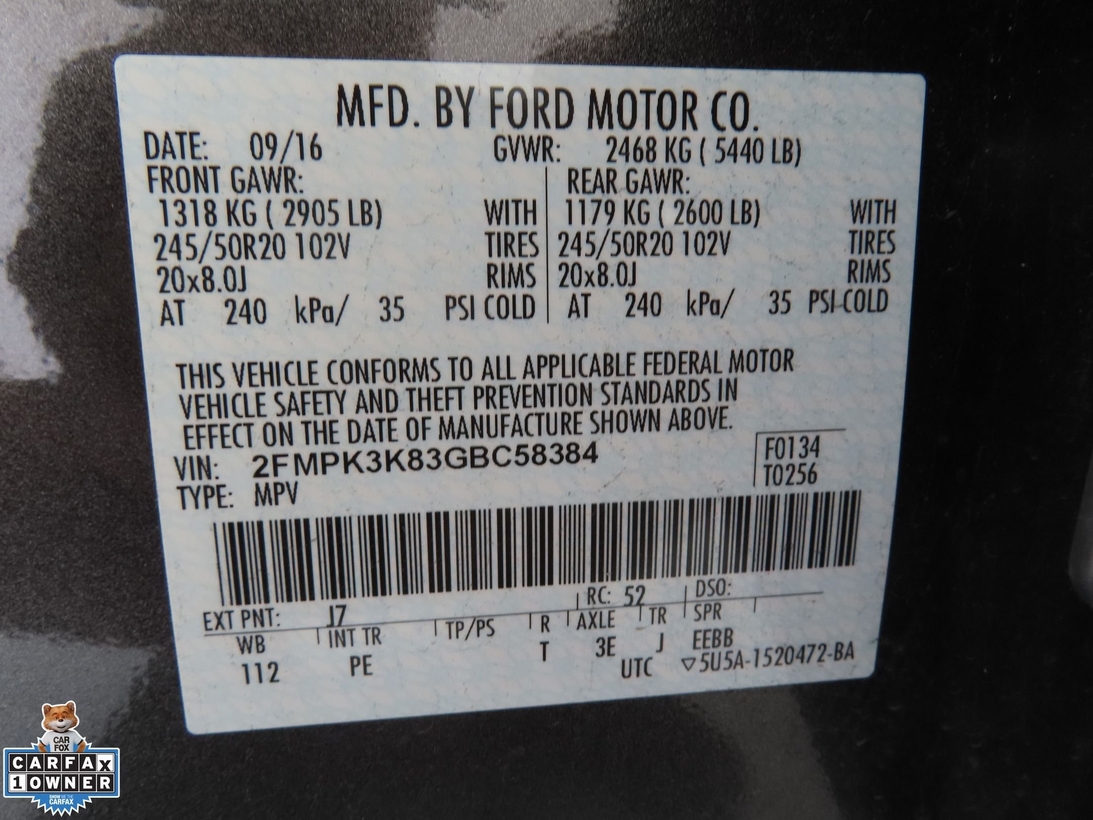 Used 2016 Gray Ford Titanium image 29
