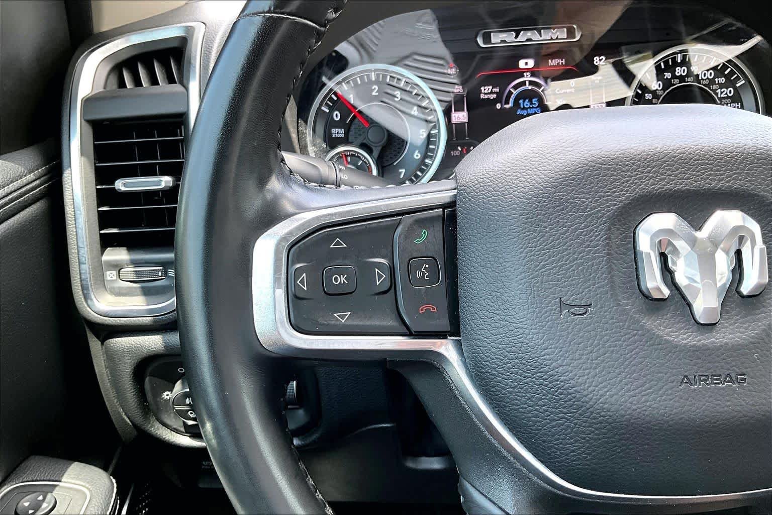Used 2022 Bright White Clearcoat Ram Laramie image 27