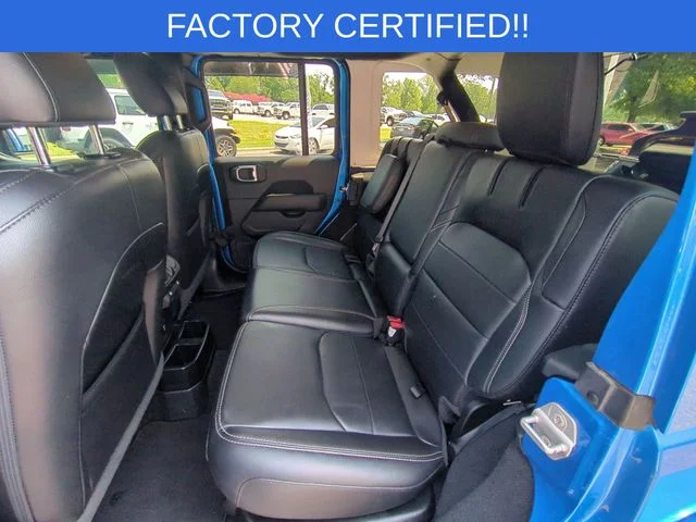 Used 2021 Blue Jeep Unlimited Sahara 4xe image 28
