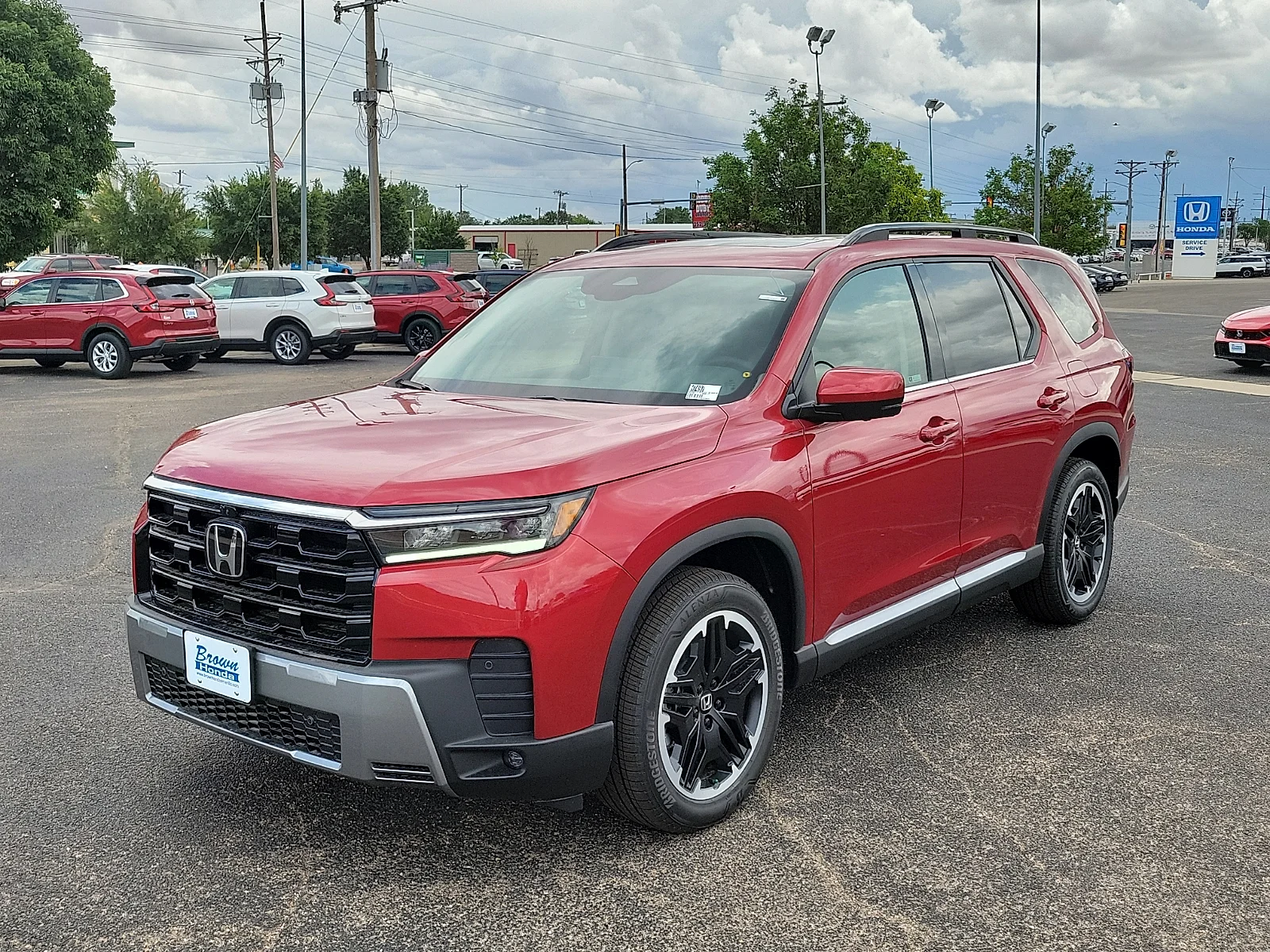 New 2026 Radiant Red Metallic II Honda Touring image 5