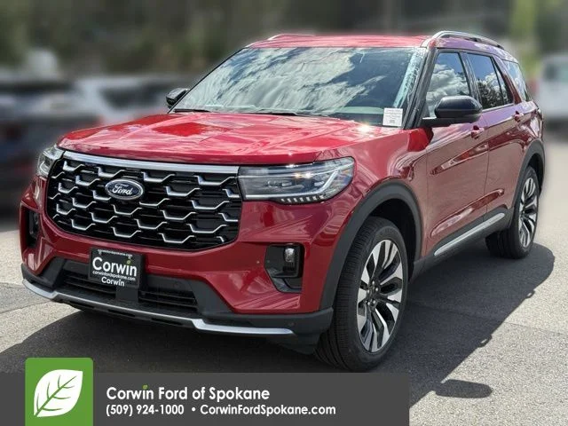 New 2026 Rapid Red Metallic Tinted Clearcoat Ford Platinum image 5