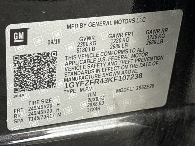 Used 2019 Stellar Black Metallic Cadillac Sport image 18