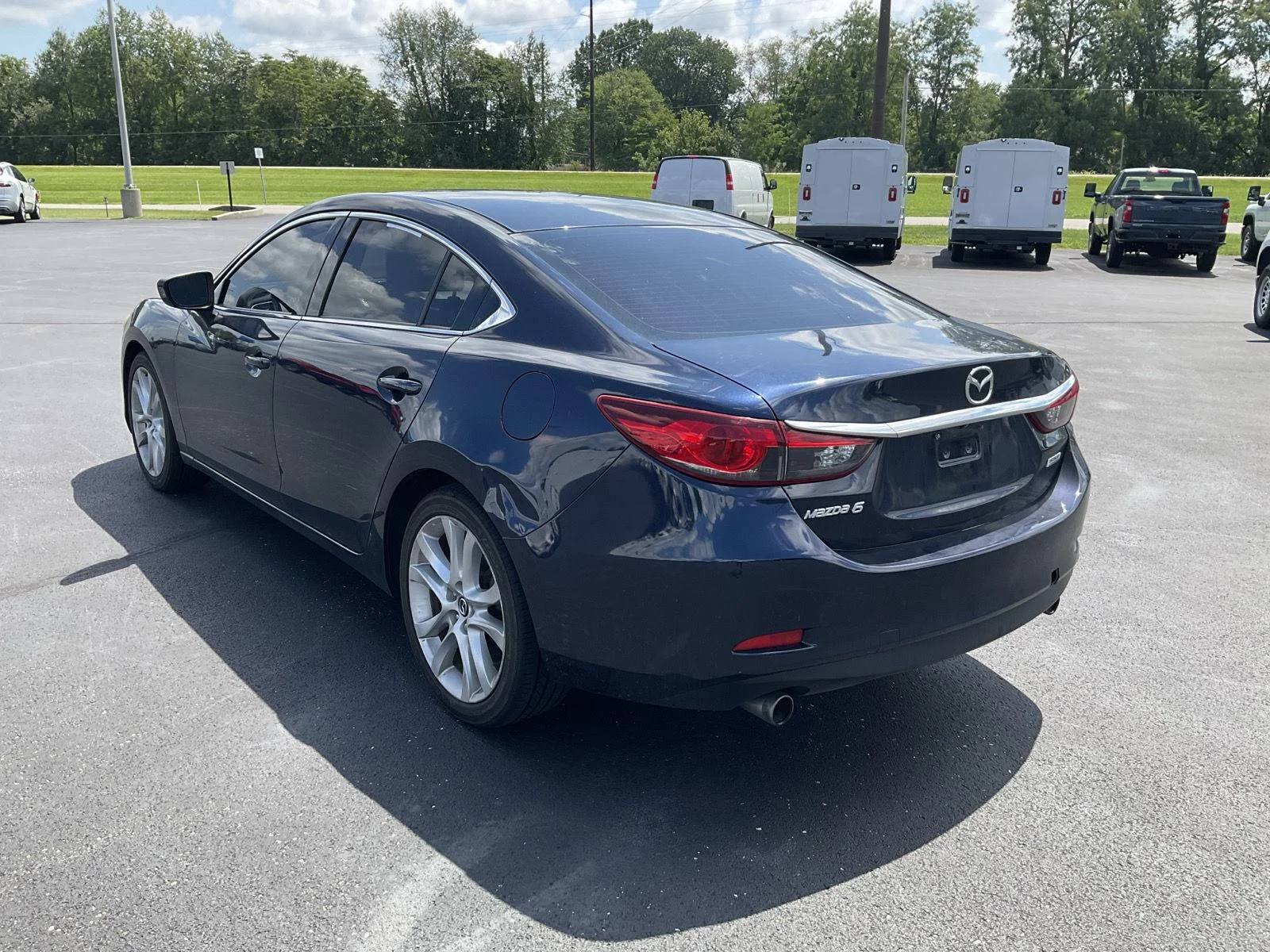 Used 2016 Deep Crystal Blue Mazda i Touring image 8