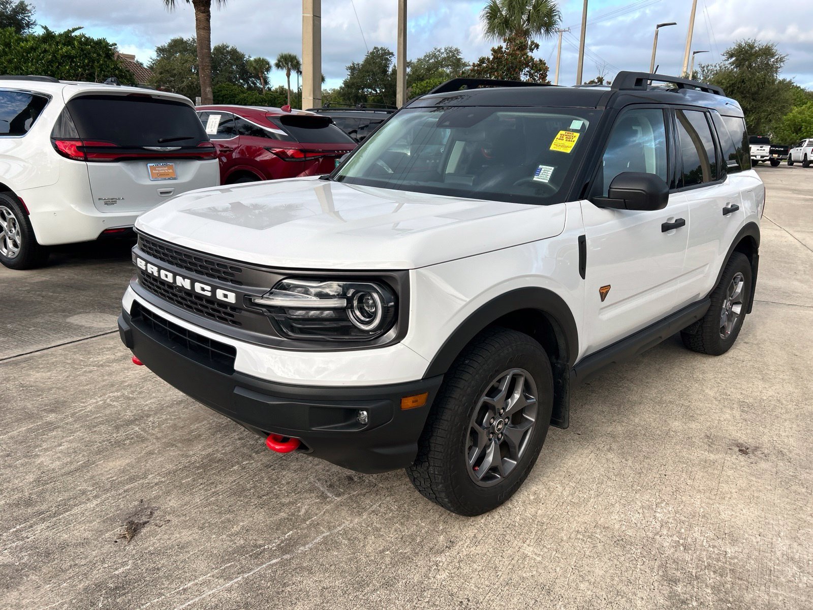 Used 2024 White Ford Badlands image 1