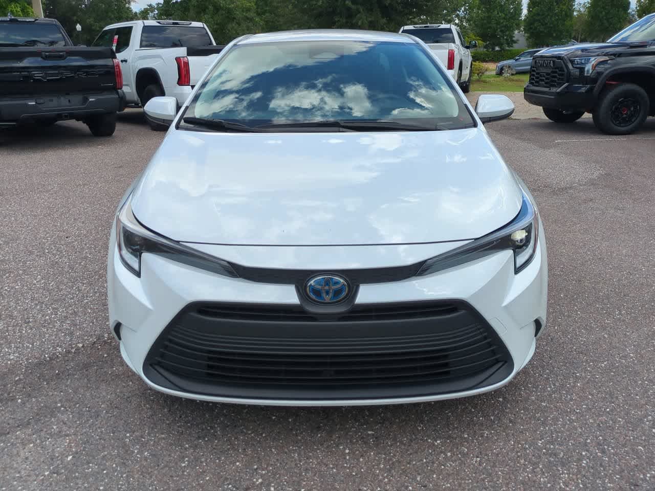 Certified Used 2024 Wind Chill Pearl Toyota Hybrid LE image 9