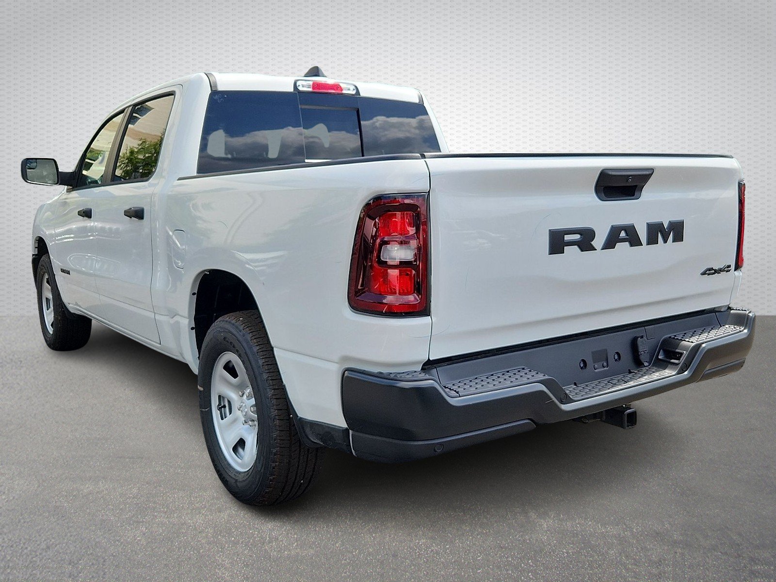 New 2026 Bright White Clear-Coat Exterior Paint RAM Tradesman Crew Cab 4x4 5