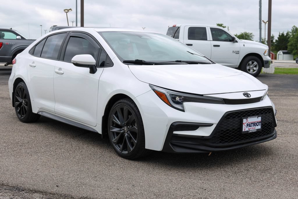 Used 2024 White Toyota SE image 1