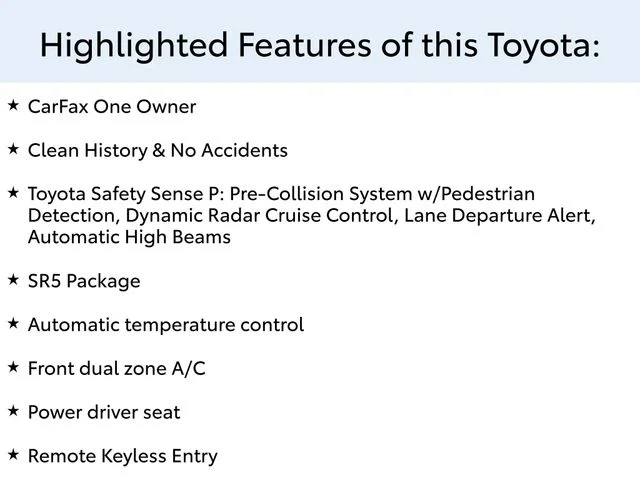 Used 2023 White Toyota SR5 image 2