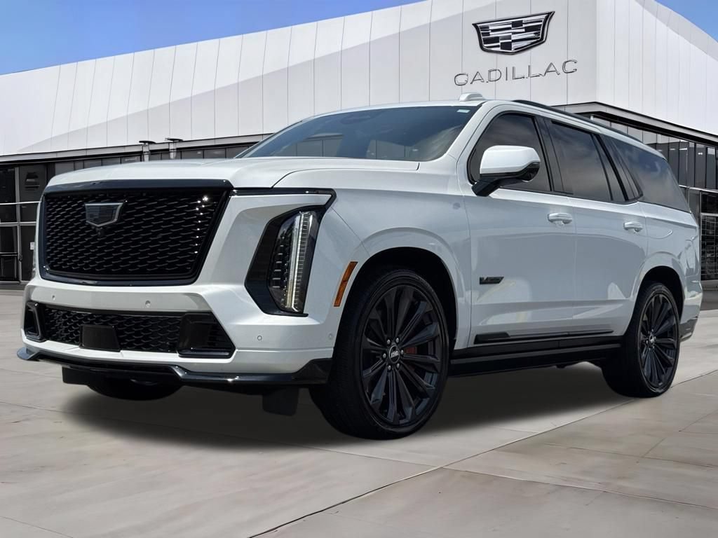 Used 2025 Crystal White Tricoat Cadillac Escalade-V image 5