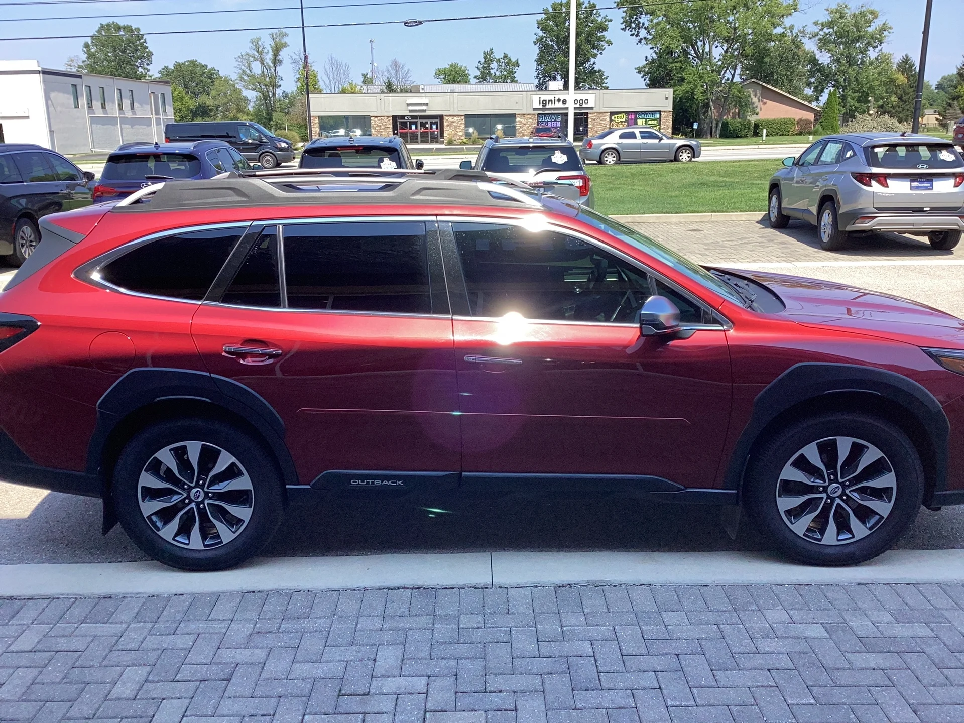 Used 2023 Crimson Red Pearl Subaru Touring XT image 3