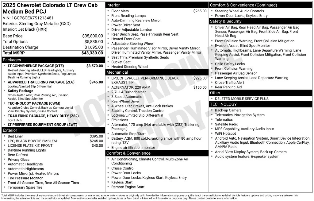 Used 2025 Gray Chevrolet LT image 10
