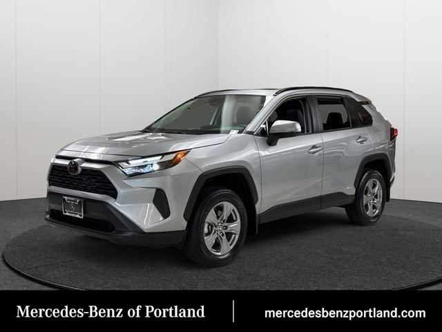 Used 2025 Silver Sky Metallic Toyota Hybrid XLE image 1