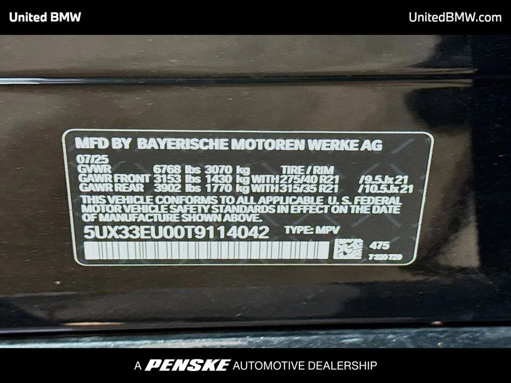 Certified Used 2026 Black Sapphire Metallic BMW M60i image 15