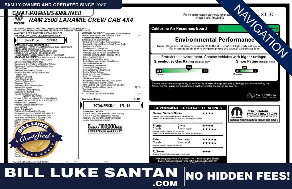 2024 RAM 2500 Laramie 4X4 Crew Cab SWB's photo
