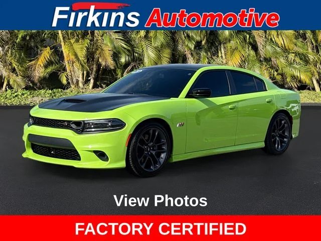 Certified Used 2023 Green Dodge R/T Scat Pack image 1