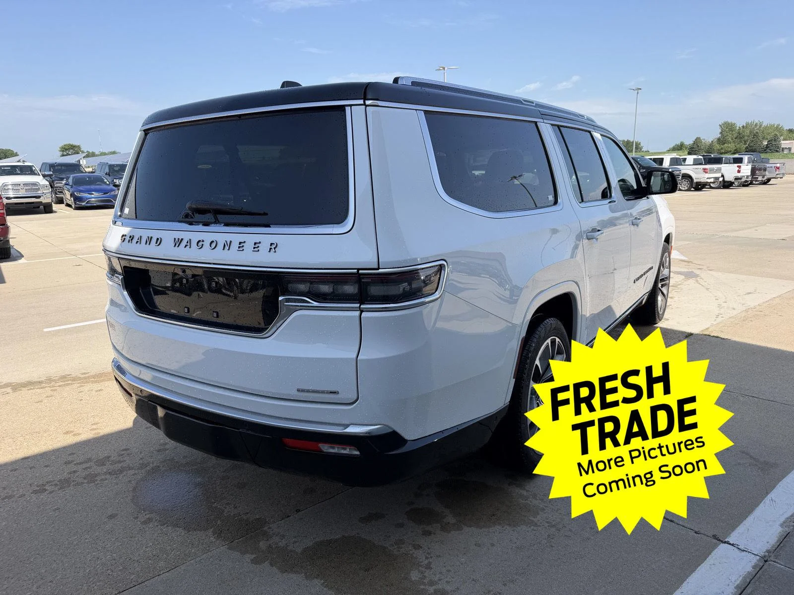 Used 2024 Bright White Clearcoat Jeep Series III image 7