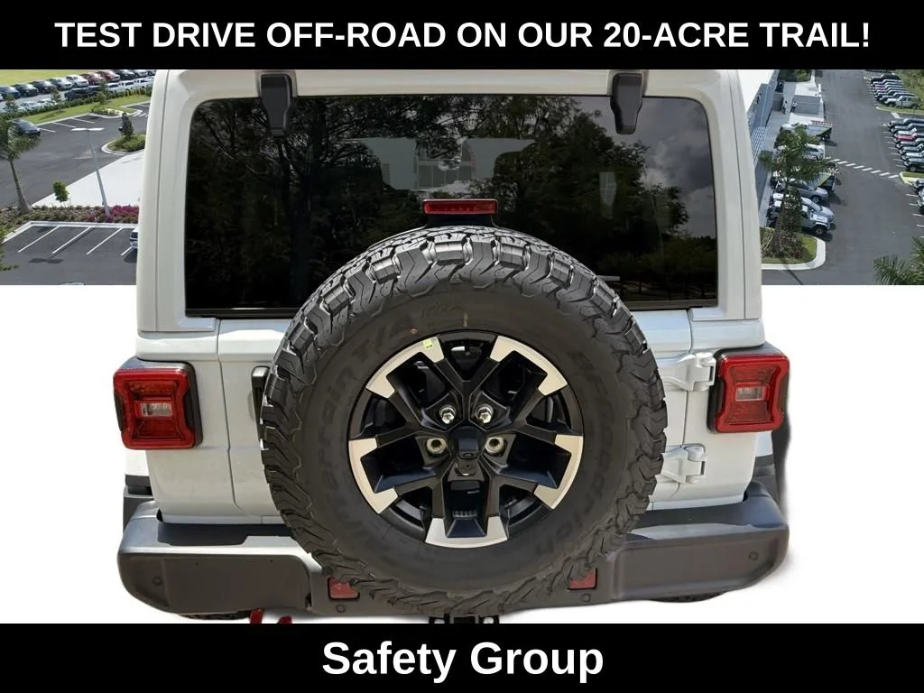 New 2026 Bright White Clear-Coat Exterior Paint Jeep Rubicon image 5