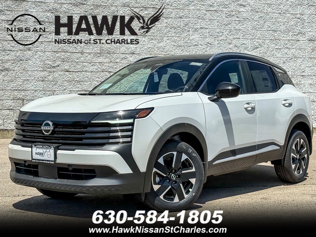 New 2026 Aspen White Tricoat/Super Black Nissan SV image 1