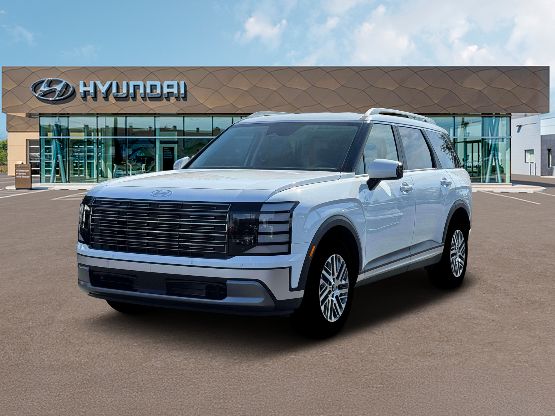 New 2026 Creamy White Pearl Hyundai SEL FWD image 1