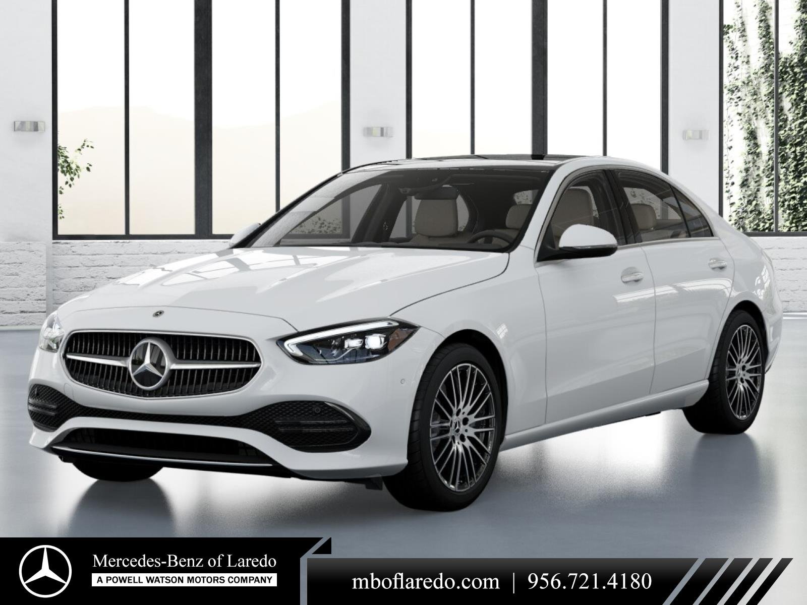 New 2026 Polar White Mercedes-Benz C300 image 1
