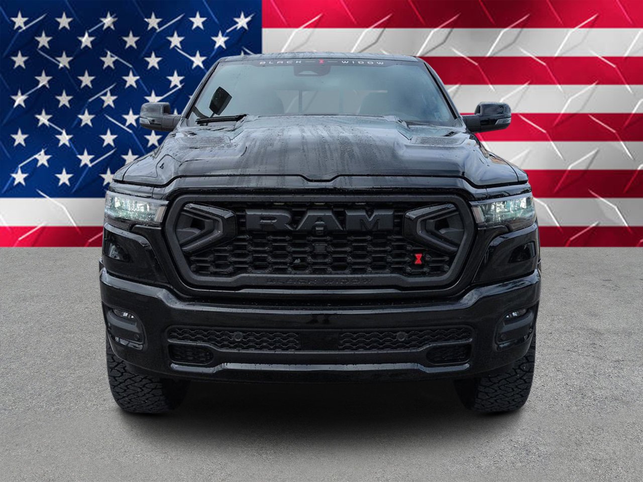 New 2026 Diamond Black Crystal Pearlcoat RAM Big Horn image 7