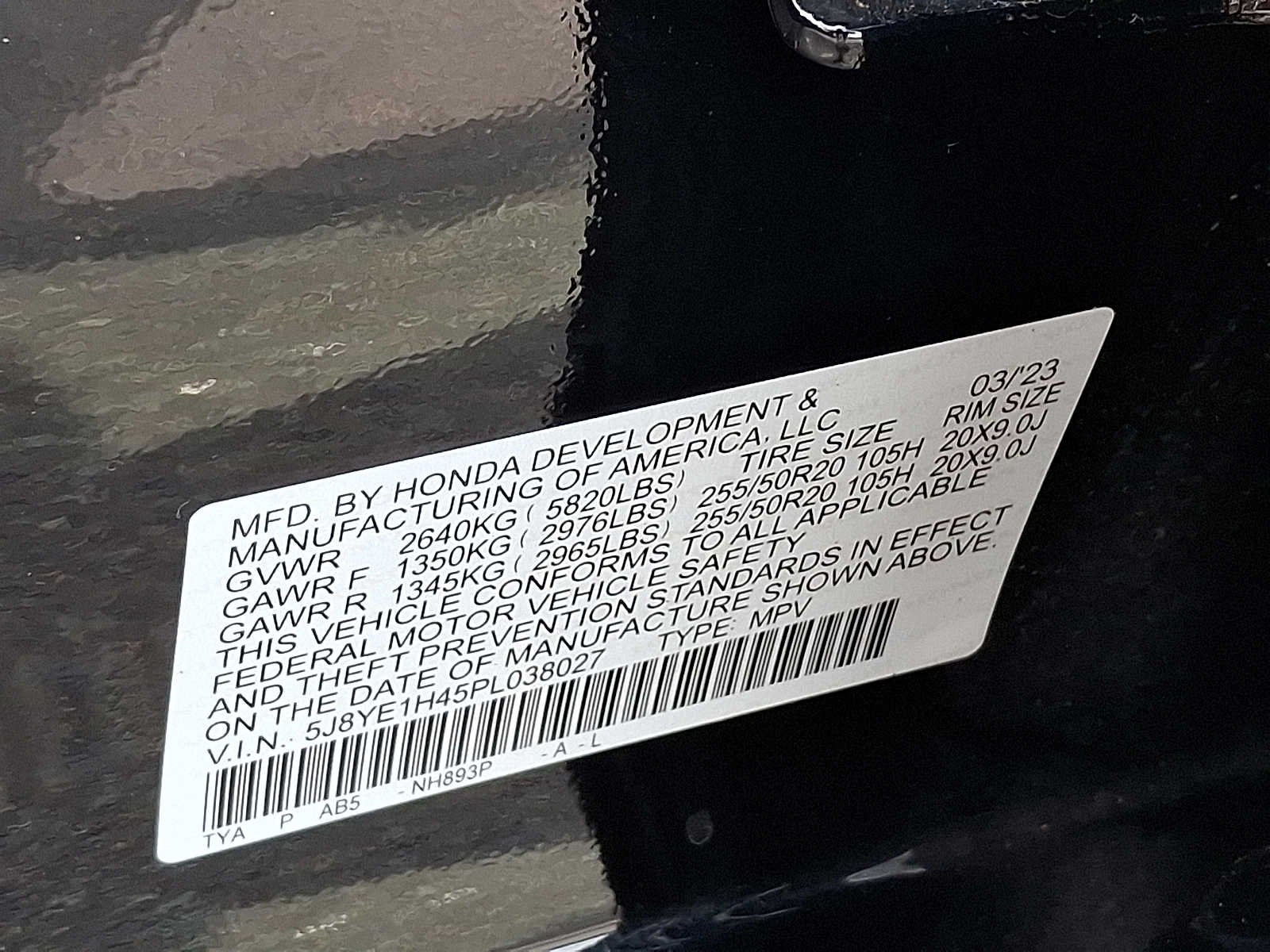 Certified Used 2023 Majestic Black Pearl Acura SH-AWD TECH image 28