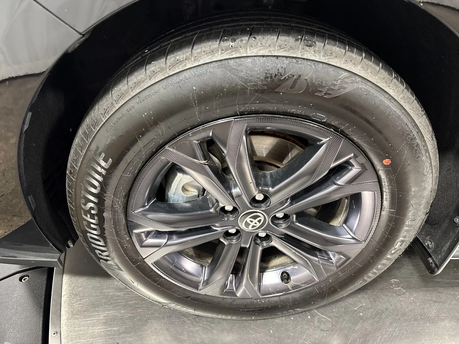 Used 2025 Midnight Black Metallic Toyota XSE 7 Passenger image 2