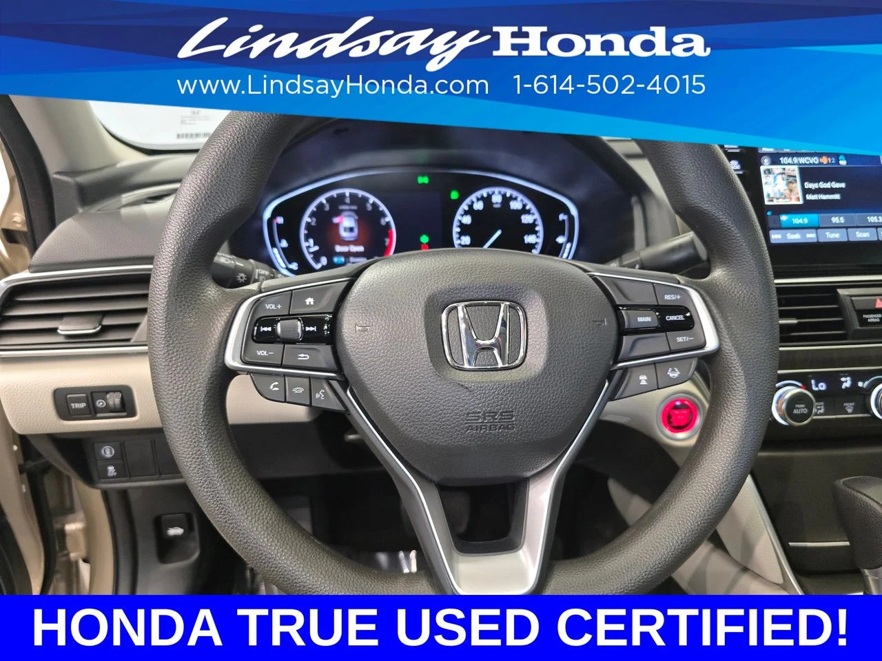 Certified Used 2019 Champagne Frost Pearl Honda EX image 15