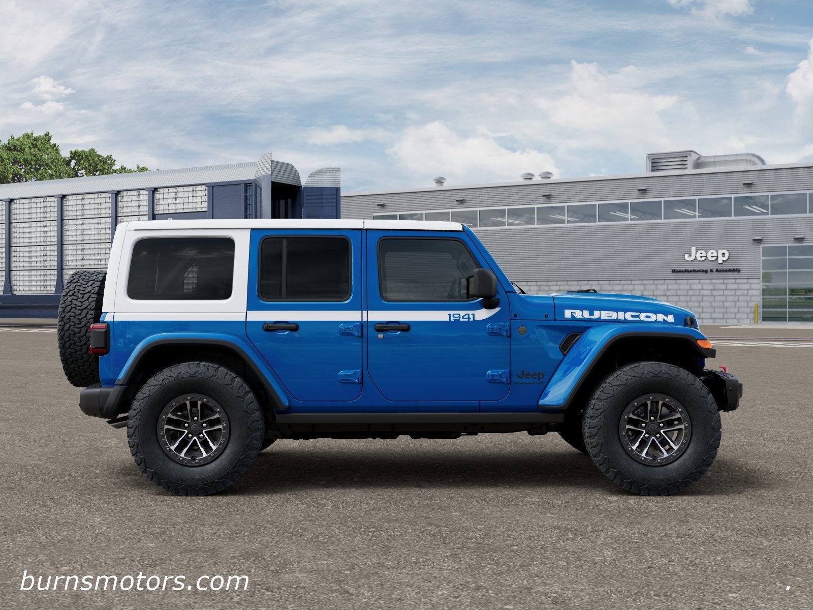 New 2026 Hydro Blue Pearl-Coat Exterior Paint Jeep Rubicon X 4-Door image 21