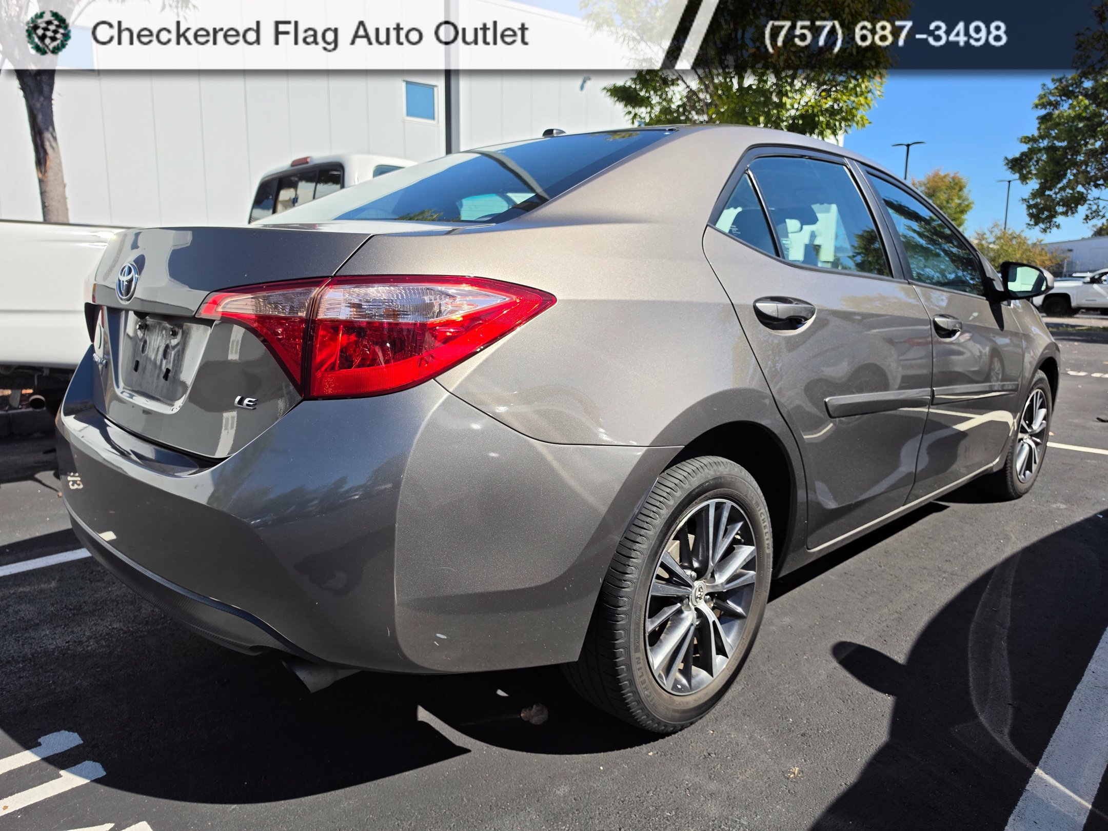 Used 2018 Falcon Gray Metallic Toyota LE image 6