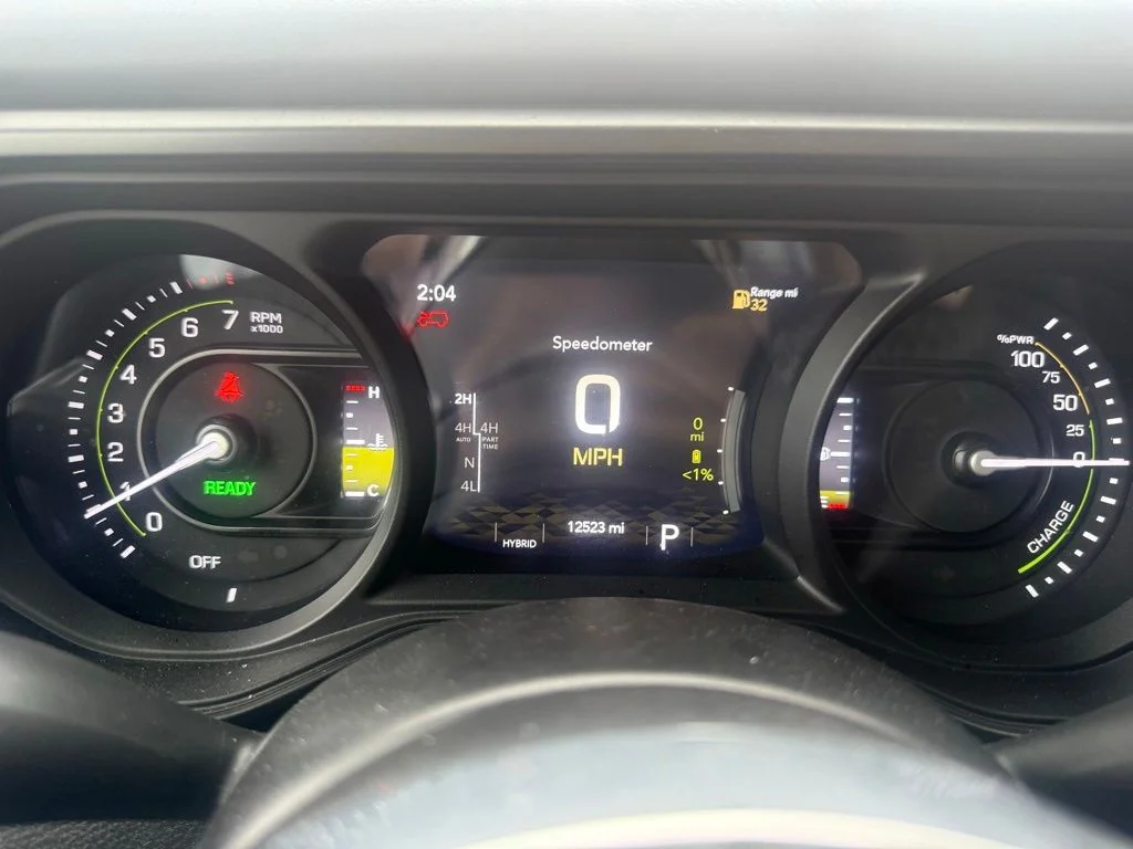 Used 2025 Black Jeep Sahara 4xe image 15
