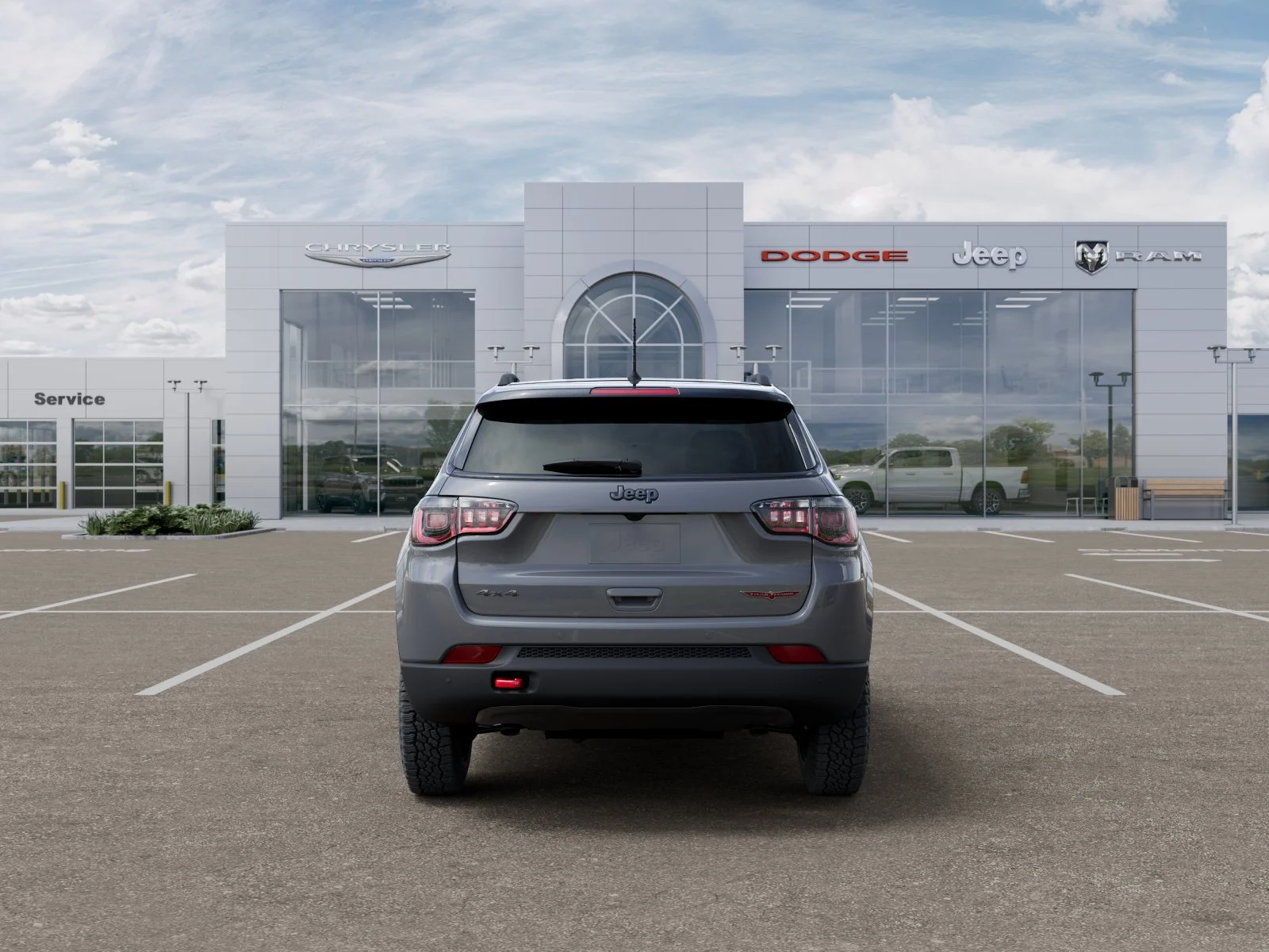 New 2026 Sting-Gray Clear-Coat Exterior Paint Jeep Trailhawk image 33