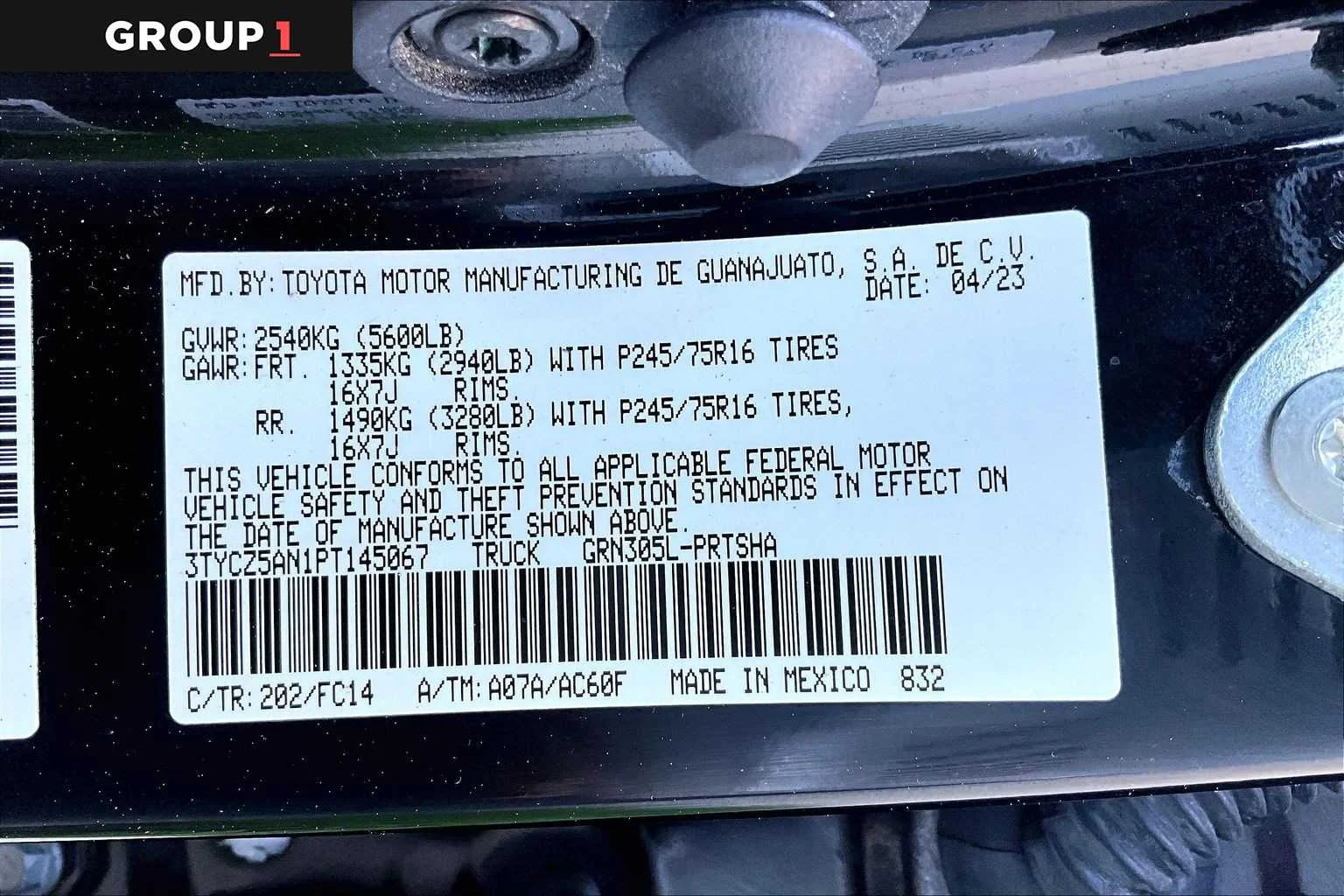 Certified Used 2023 Black Toyota SR5 image 36