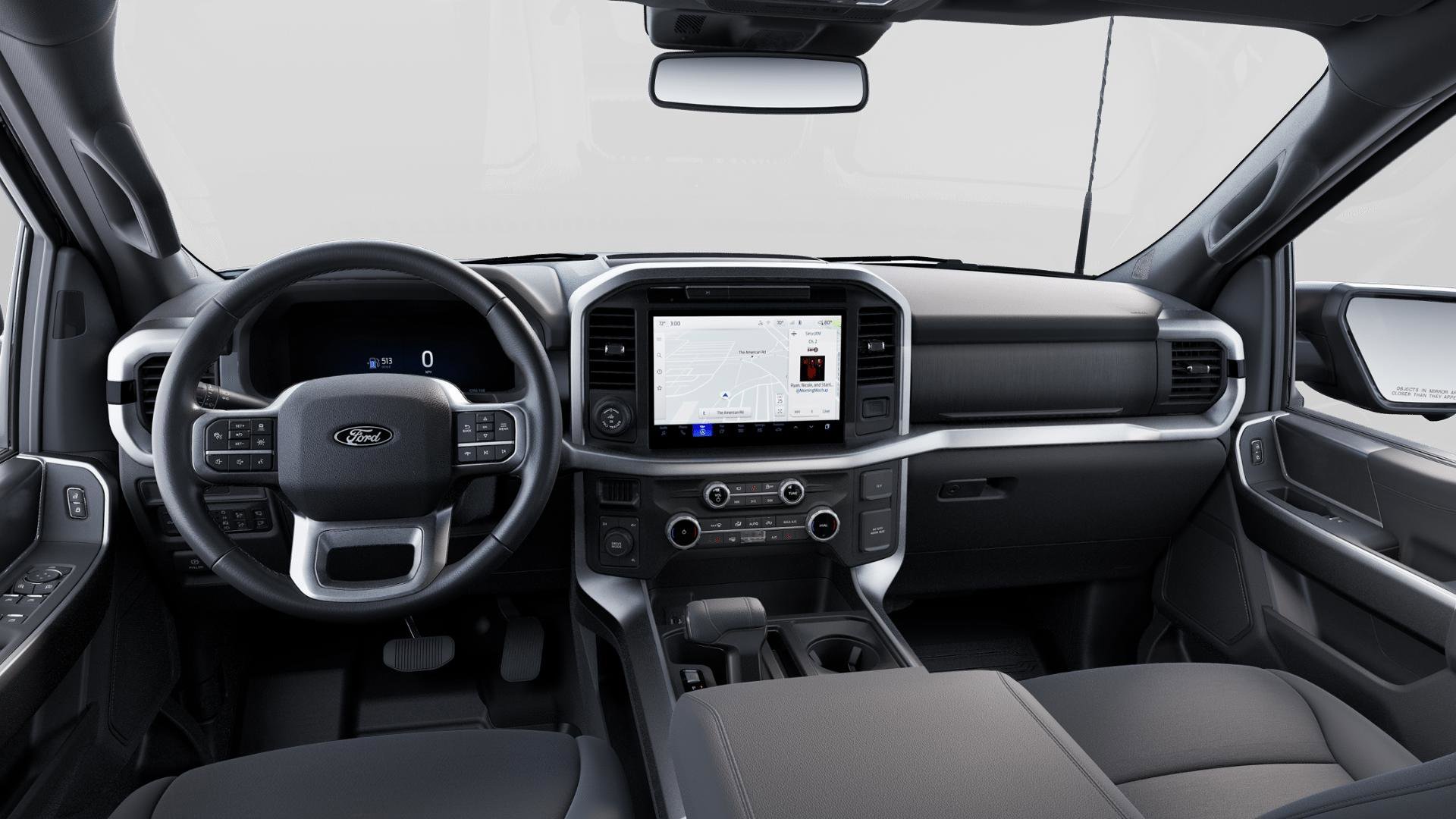 New 2025 Agate Black Metallic Ford XLT image 7