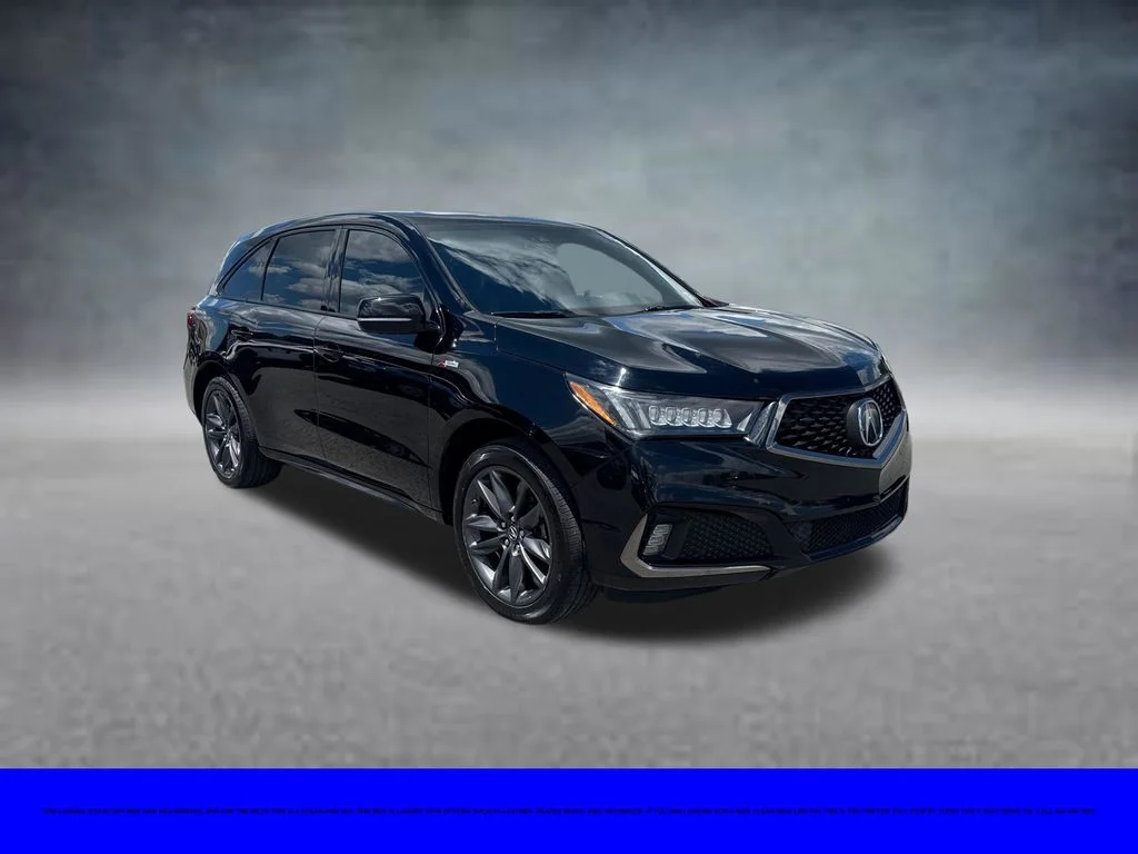 Used 2019 Black Acura 3.5L Technology Pkg w/A-Spec Pkg image 3