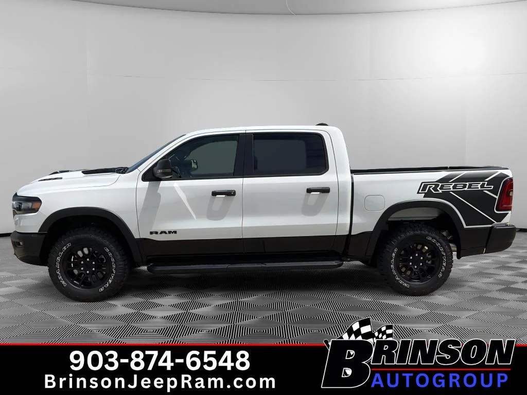New 2026 Bright White Clearcoat Ram Rebel image 3