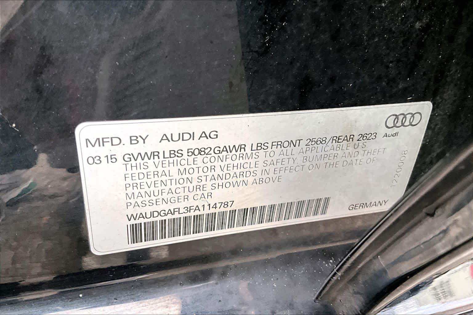 Used 2015 Brilliant Black Audi Premium Plus image 34