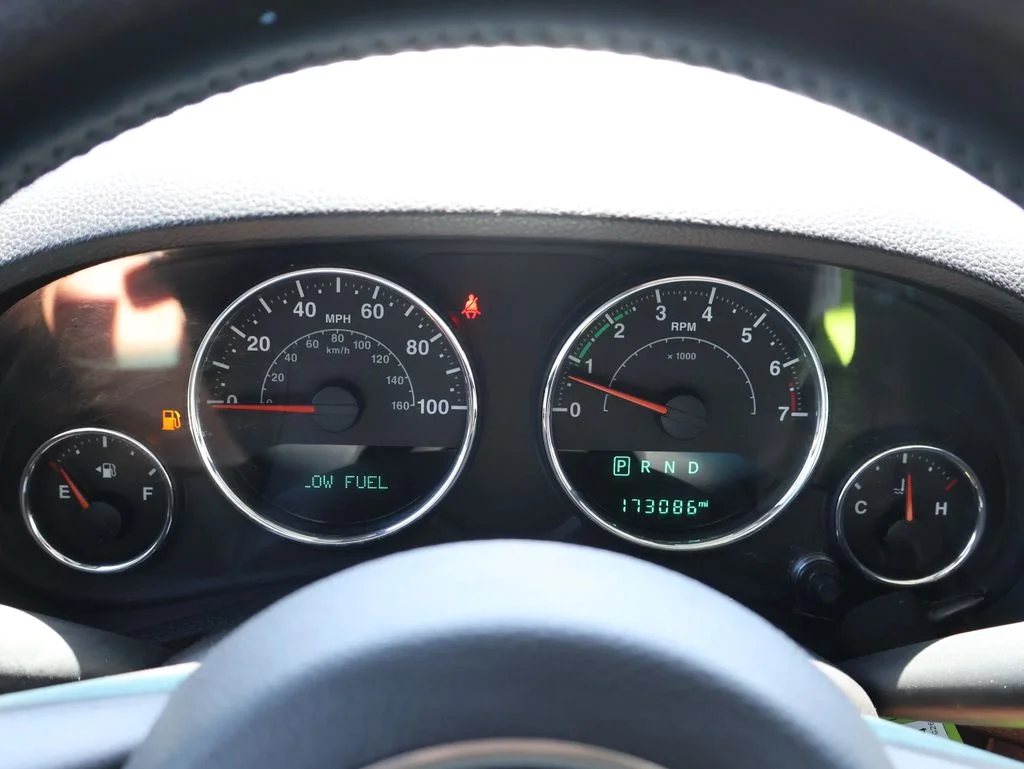 Used 2014 Blue Jeep Unlimited Sport image 28