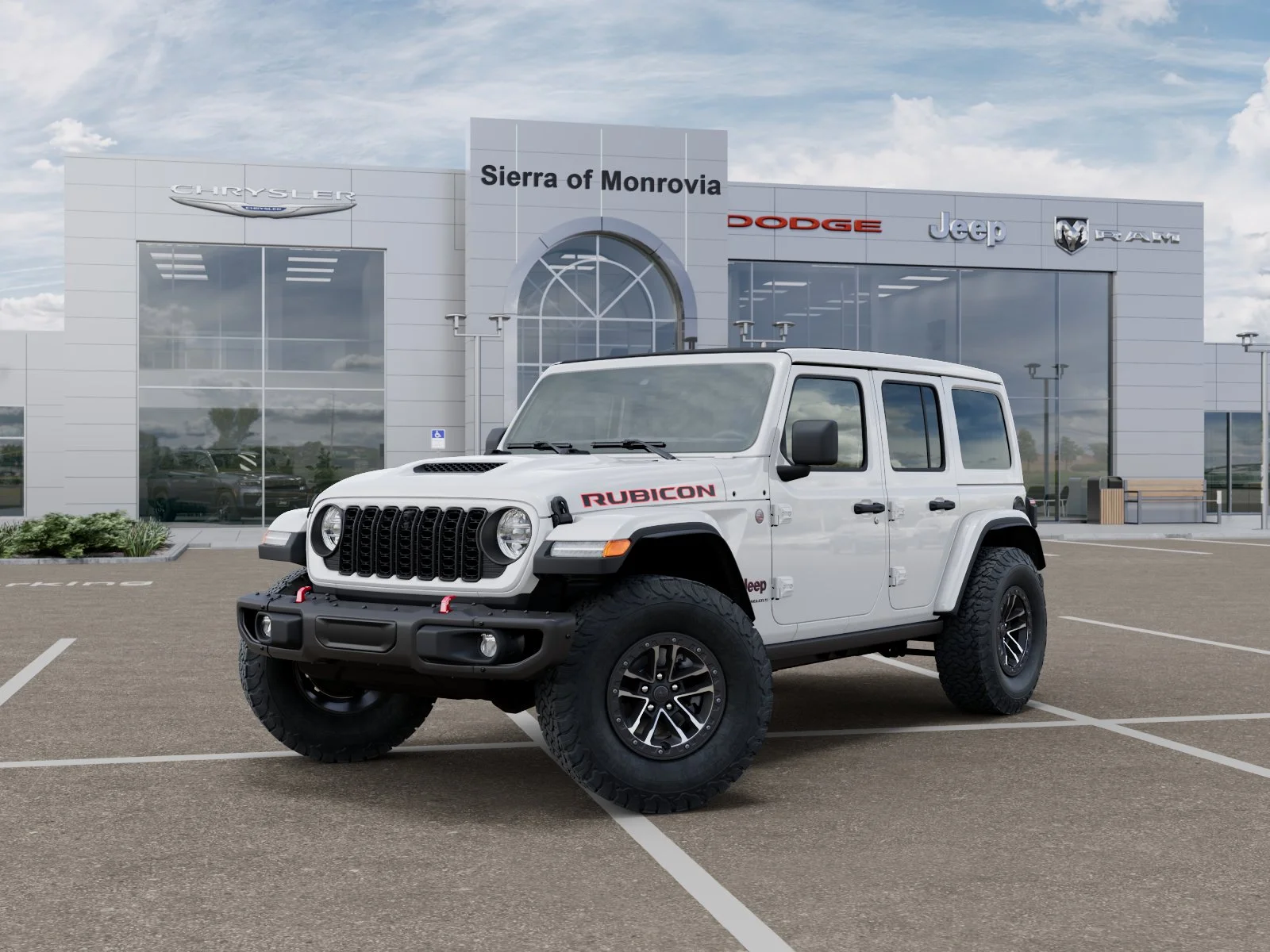 New 2027 Bright White Clear-Coat Paint Jeep Rubicon image 27