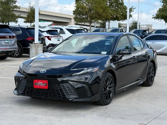Certified Used 2026 MIDNIGHT BLACK METAL Toyota SE image 7