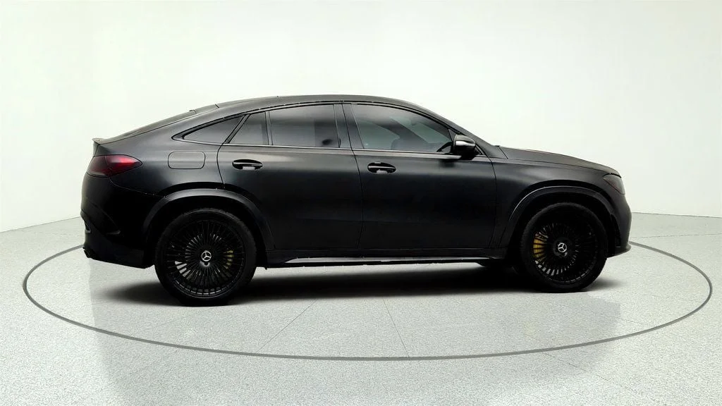 Used 2021 Black Matte Wrap Mercedes-Benz AMG® GLE 53 Coupe w/ Night Pkg & Carbon Fiber Trim image 4