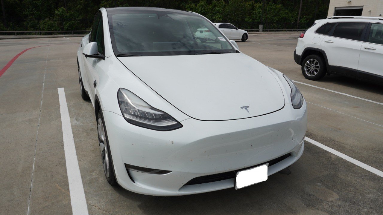 Used 2022 Tesla Model Y Long Range with VIN 7SAYGDEE8NF385197 for sale in Spring, TX