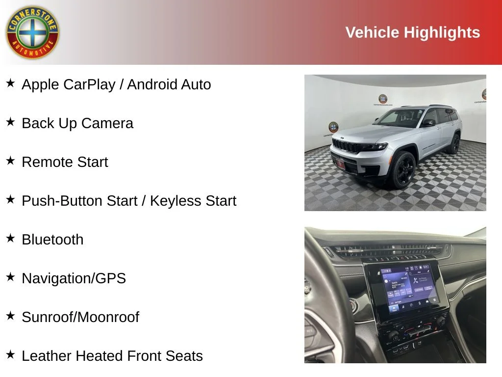 Used 2022 Jeep Grand Cherokee L Altitude with VIN 1C4RJKAG3N8518897 for sale in Elk River, Minnesota