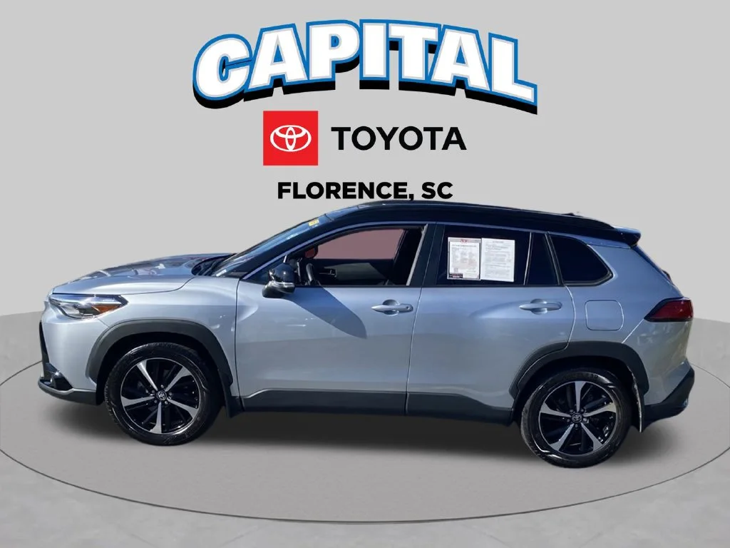 Used 2025 Silver Toyota Hybrid XSE image 3
