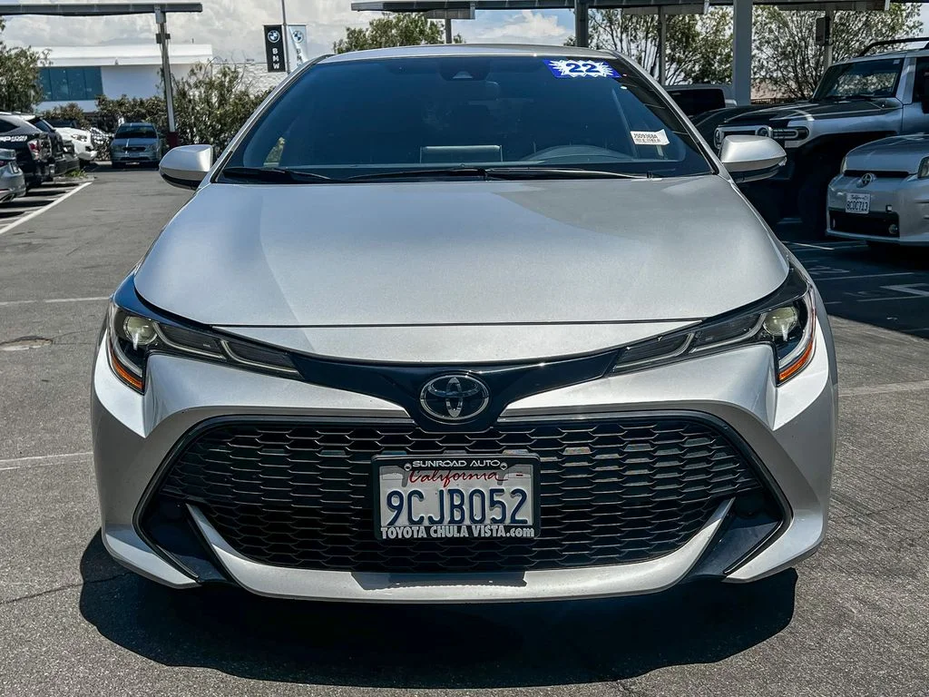 Certified Used 2022 Silver Toyota SE image 2