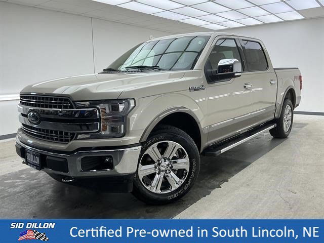 Certified Used 2018 White Gold Ford LARIAT image 1