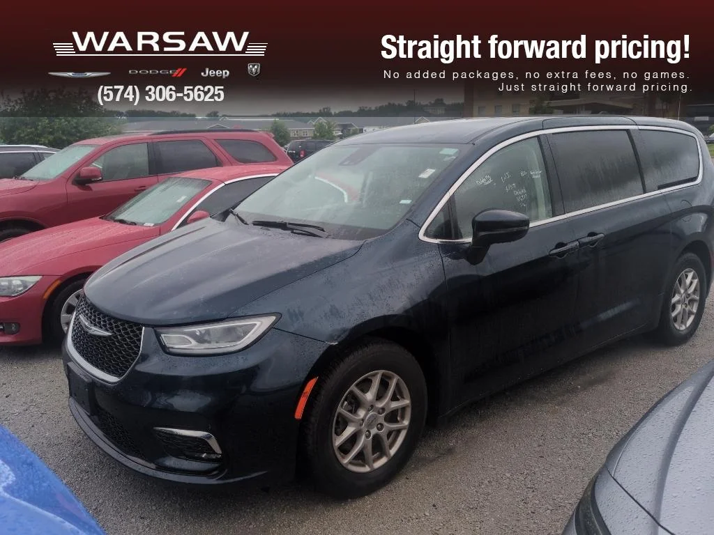 Used 2023 Fathom Blue Pearlcoat Chrysler Touring L image 1