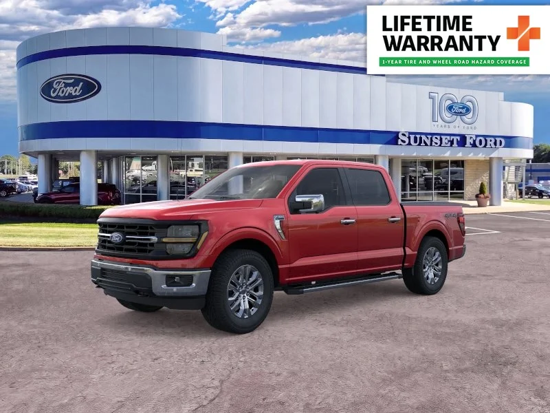 New 2026 Ruby Red Metallic Tinted Clearcoat Ford XLT image 1